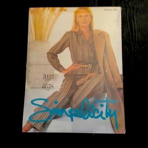 Simplicity‎ Pattern Jumpsuit 7032 Coat 6578 Coat Wall Art Print Home Decor NEW